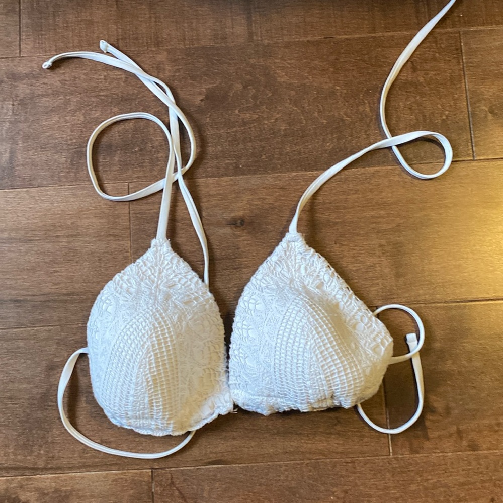 White bikini top